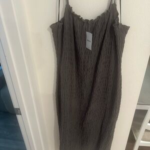 Forever 21 Charcoal Strap Dress